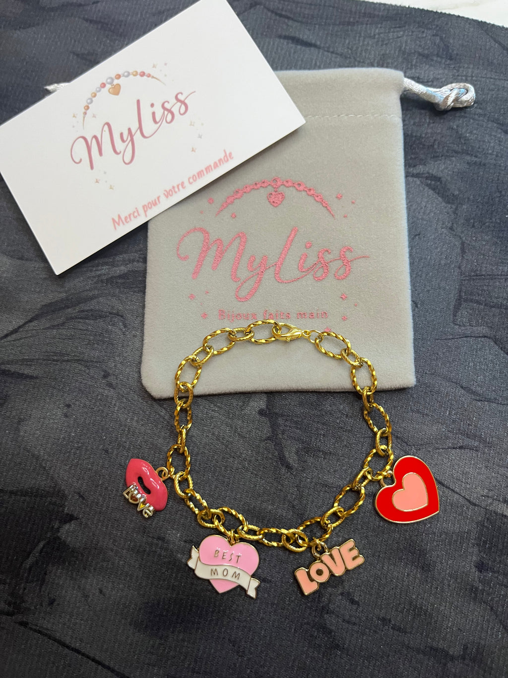 Bracelet - Pink Kiss