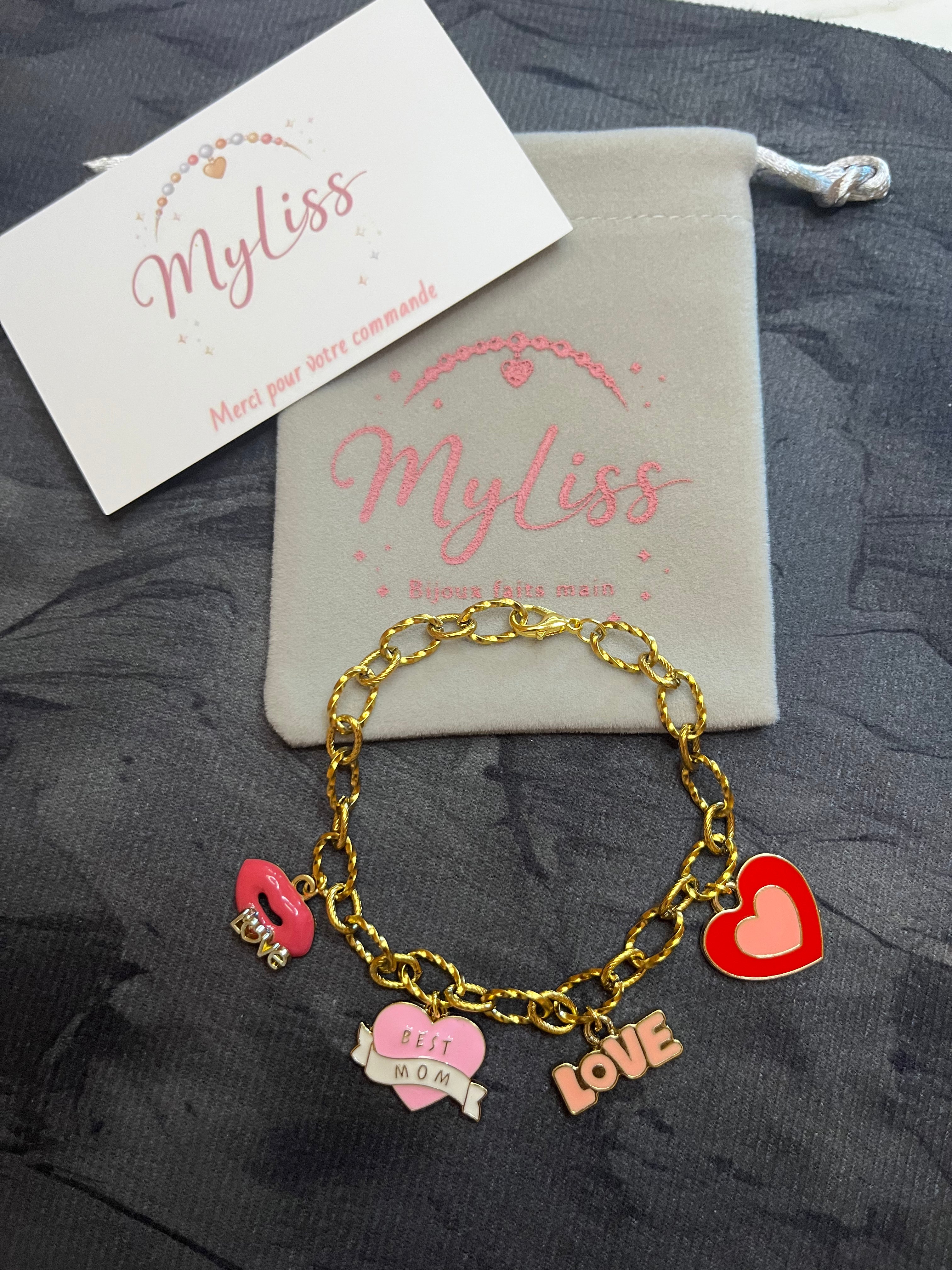 Bracelet - Pink Kiss